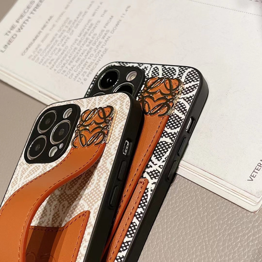 Loewe Phone Case Hand Strap Card Holder