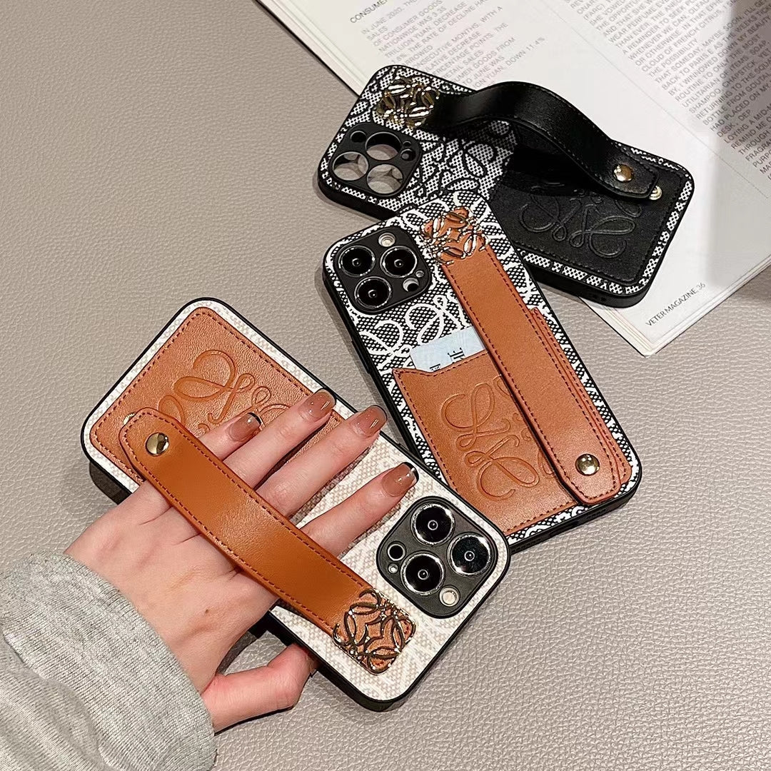 Loewe Phone Case Hand Strap Card Holder