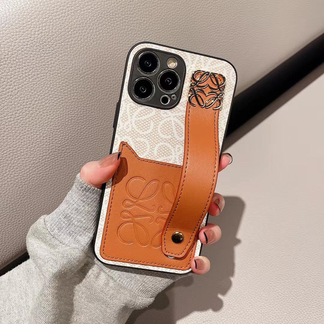 Loewe Phone Case Hand Strap Card Holder