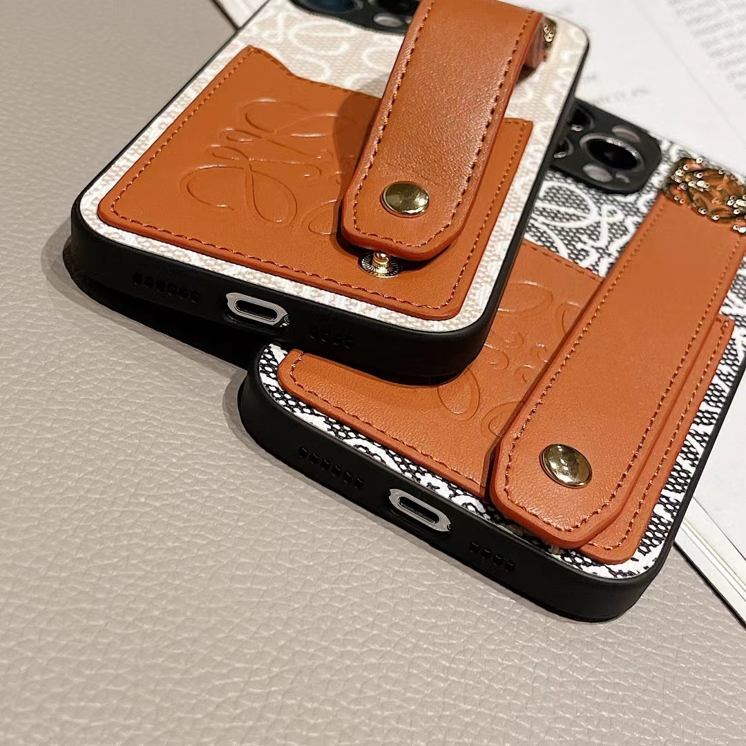 Loewe Phone Case Hand Strap Card Holder