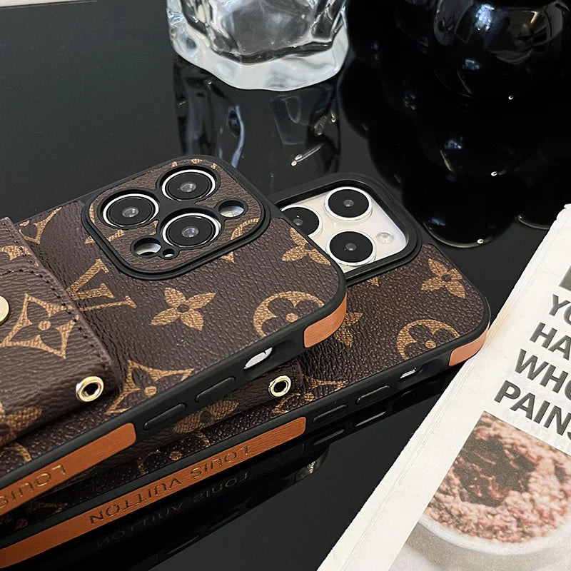 Luxury Phone Wallet Crossbody Style Lanyard