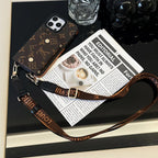 Luxury Phone Wallet Crossbody Style Lanyard