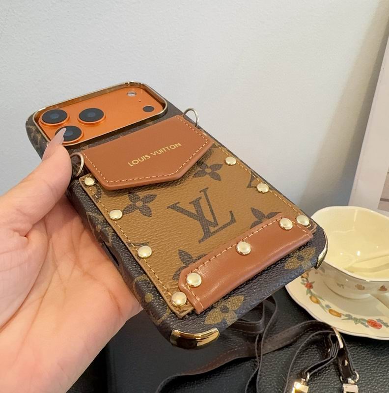 Louis Vuitton Card Holder Phone Case Crossbody