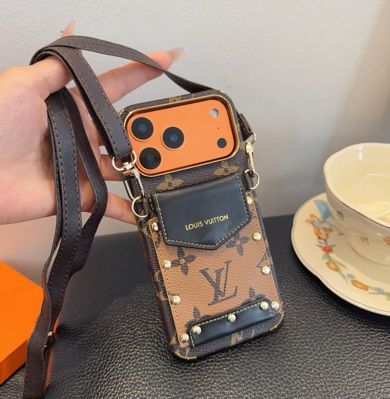 Louis Vuitton Card Holder Phone Case Crossbody