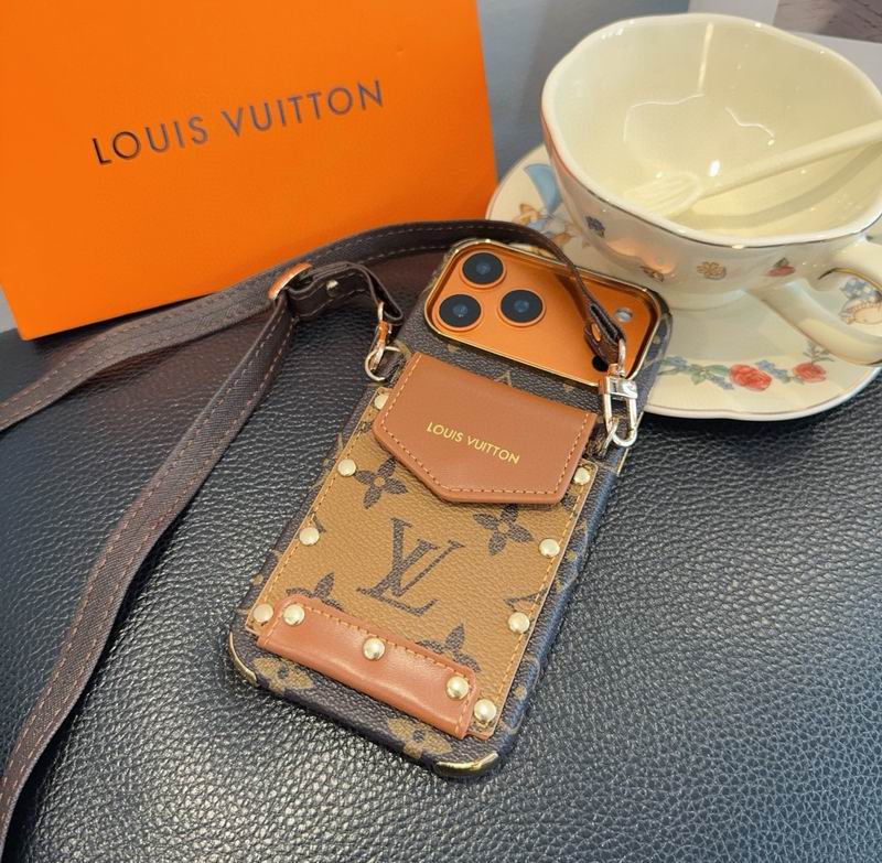 Louis Vuitton Card Holder Phone Case Crossbody