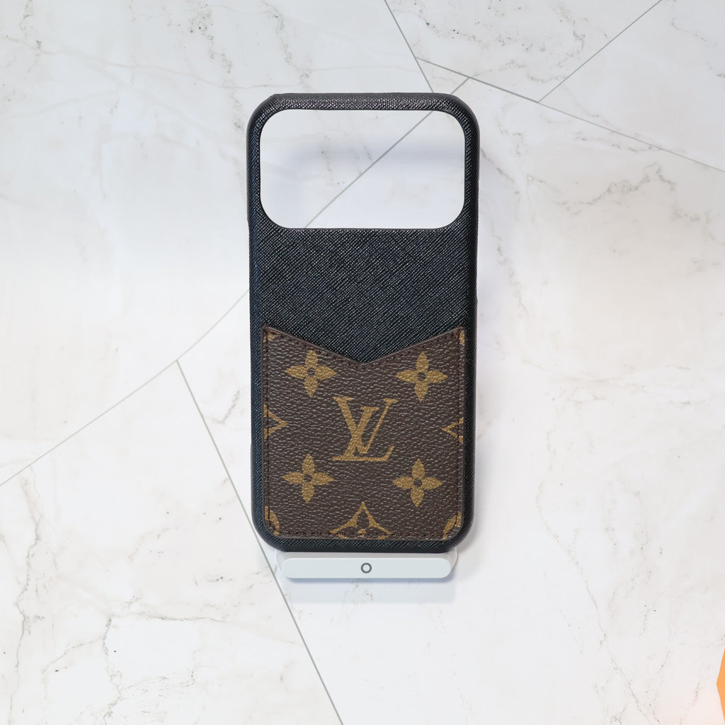 Louis Vuitton Case Card Holder for iPhone 12-17 / Pro / Pro Max / Plus / Air