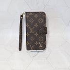 Classic LV Leather Wallet iPhone Case