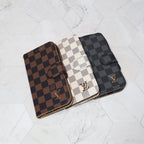 Classic LV Leather Wallet iPhone Case