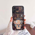 Multicolor monogram LV iPhone case showing the full protective back and slim fitted edges
