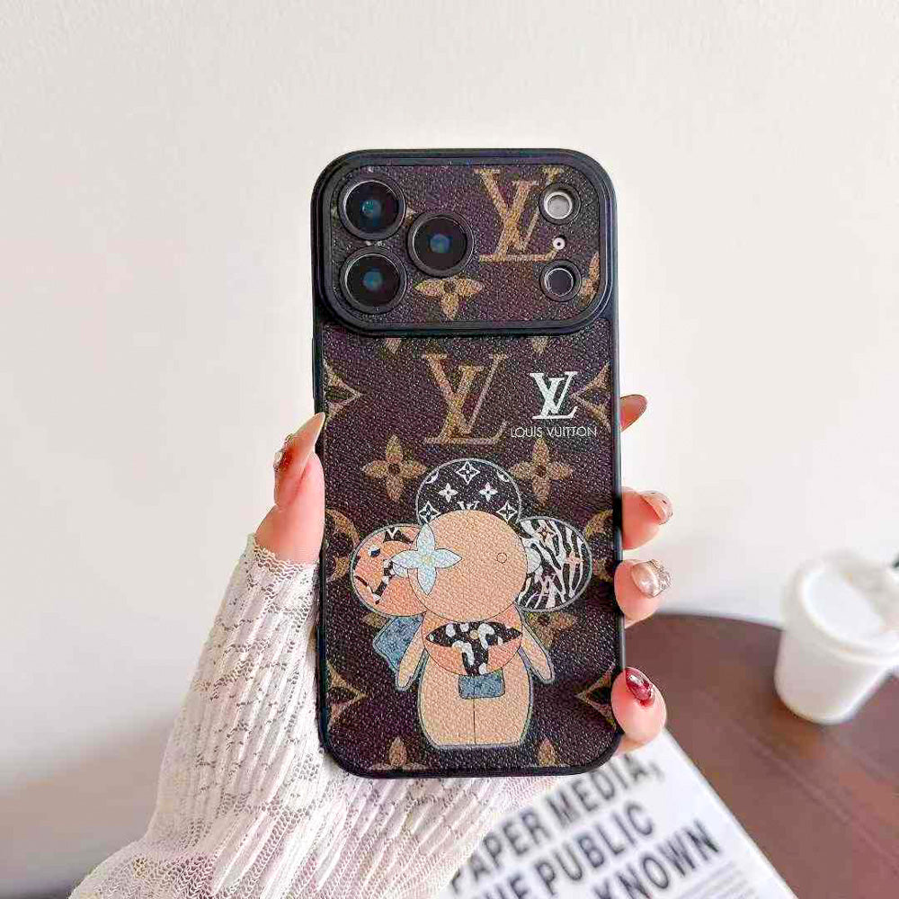 Multicolor monogram LV iPhone case showing the full protective back and slim fitted edges