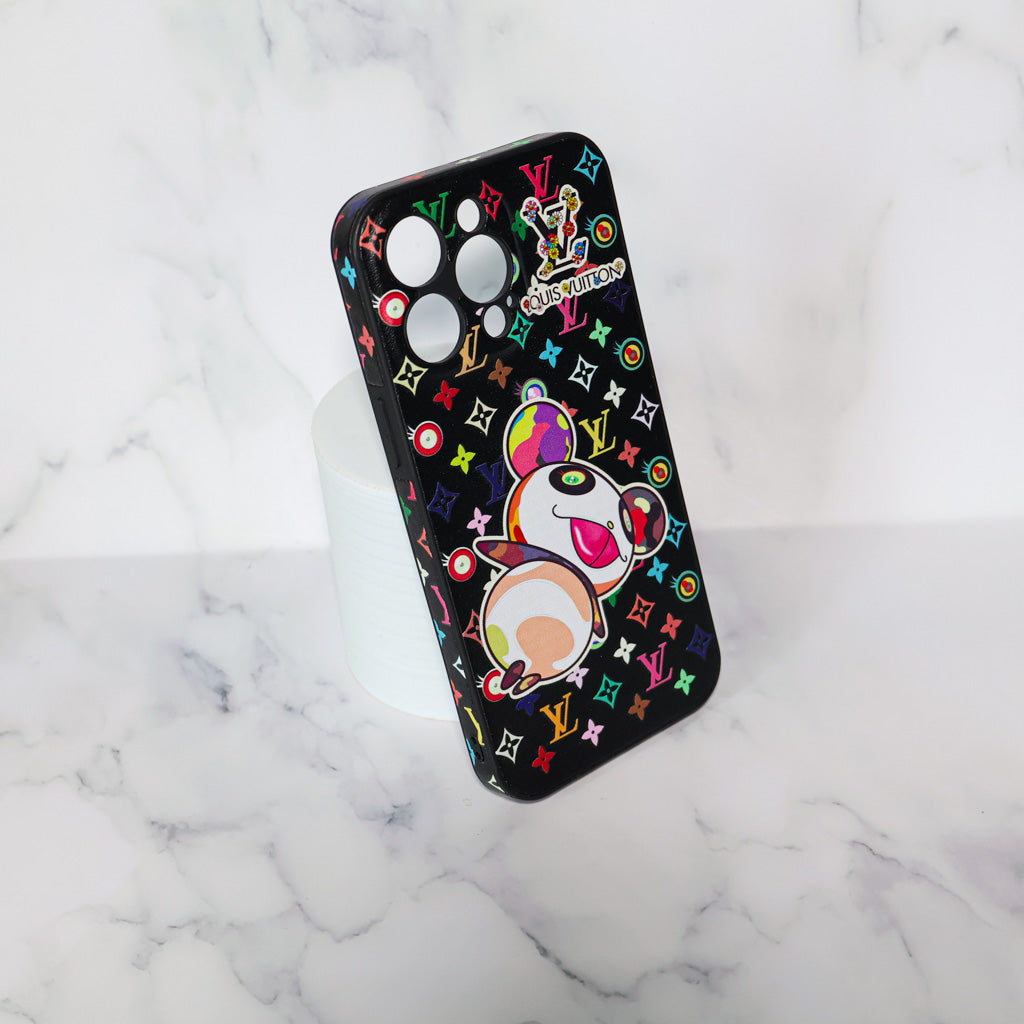 LV Rainbow iPhone Case Panda Monogram