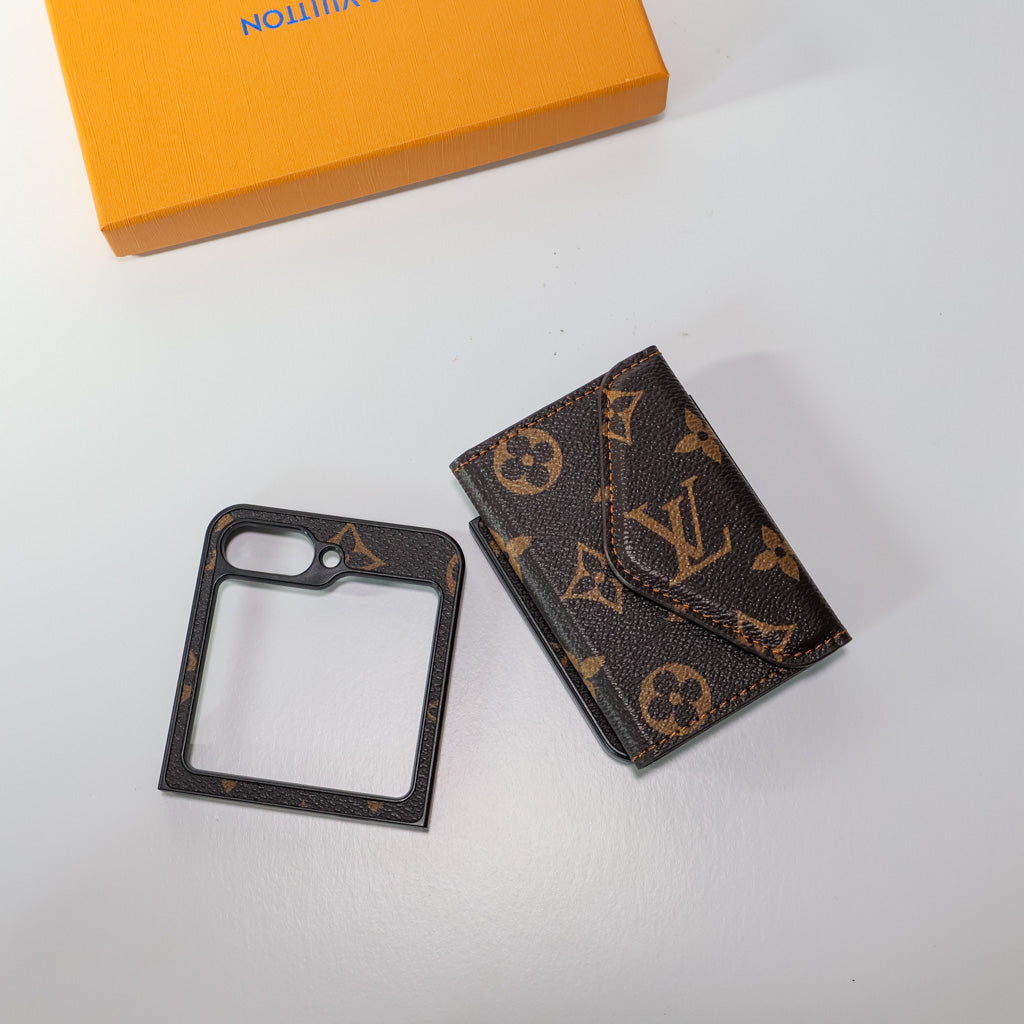 Z Flip LV Case Wallet Style