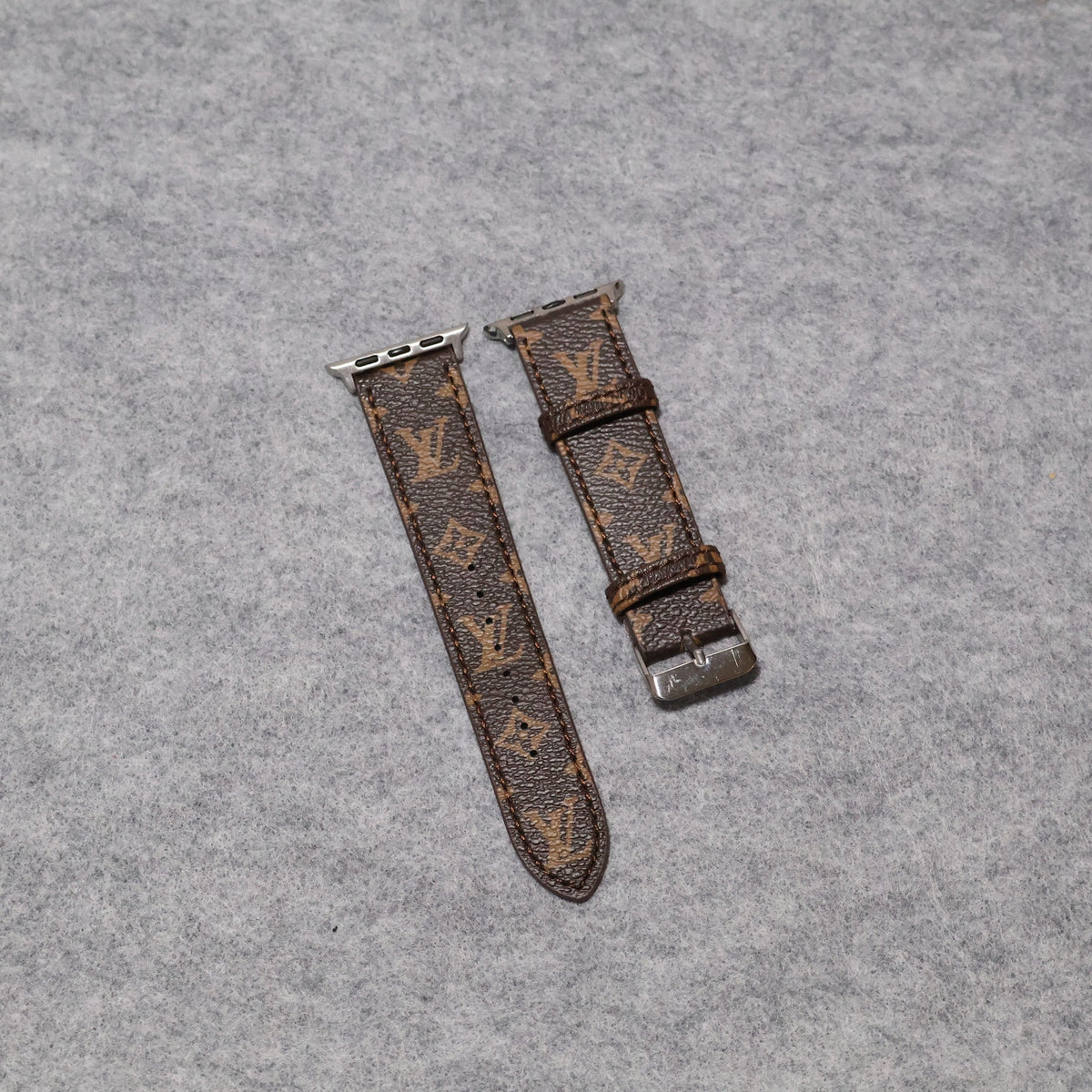 LV Apple Watch Bands Leather