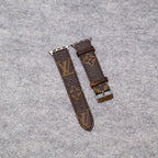 LV Apple Watch Bands Leather