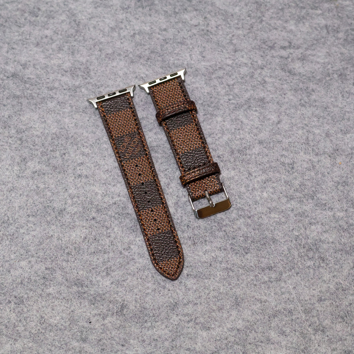 LV Apple Watch Bands Leather