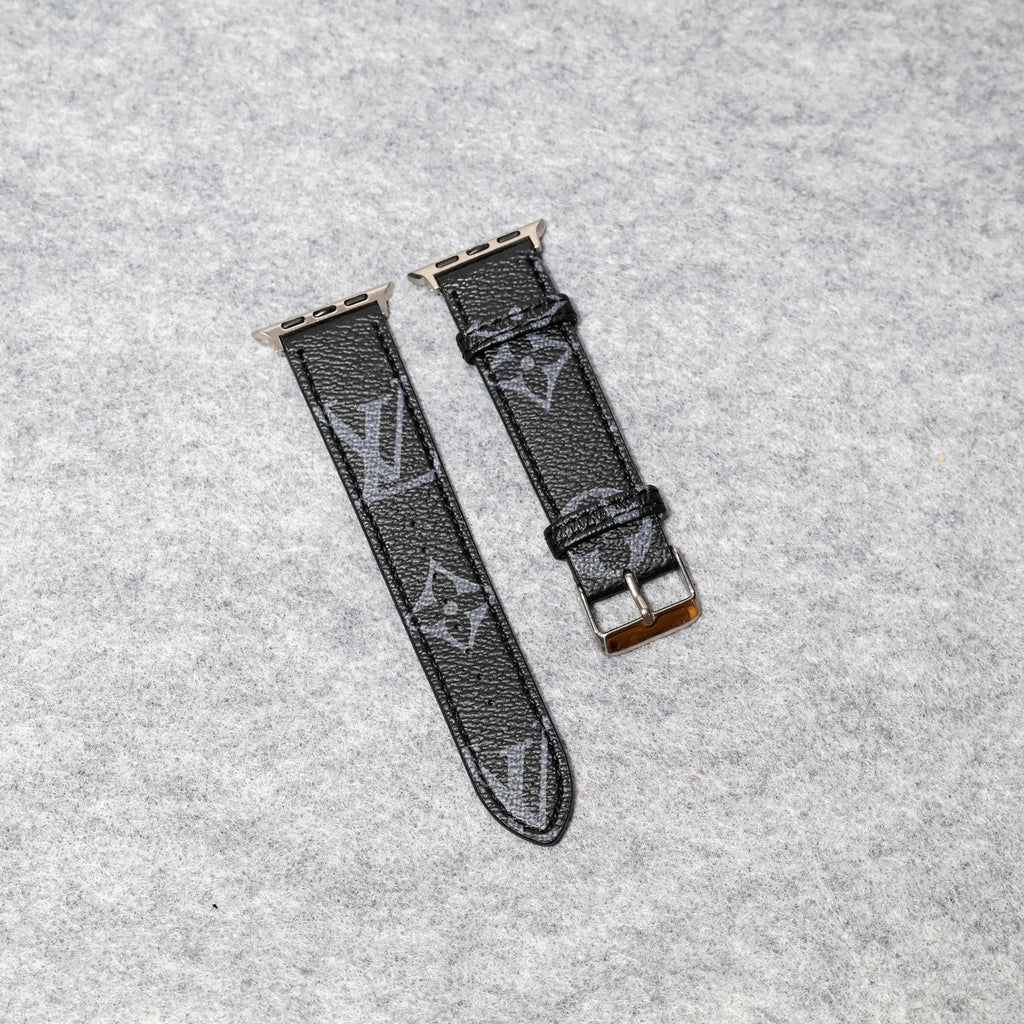 LV Apple Watch Bands Leather