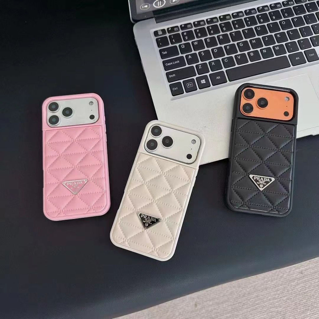 Luxury Prada iPhone Cover for iPhone 17 / Pro / Pro Max / Air Series