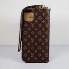 LV Wallet Case Designer Style for iPhone X 11 12 13 14 15 16 Pro Max Plus
