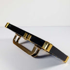 Louis Vuitton trunk iPhone case showing the slim edge profile and reinforced rear protection