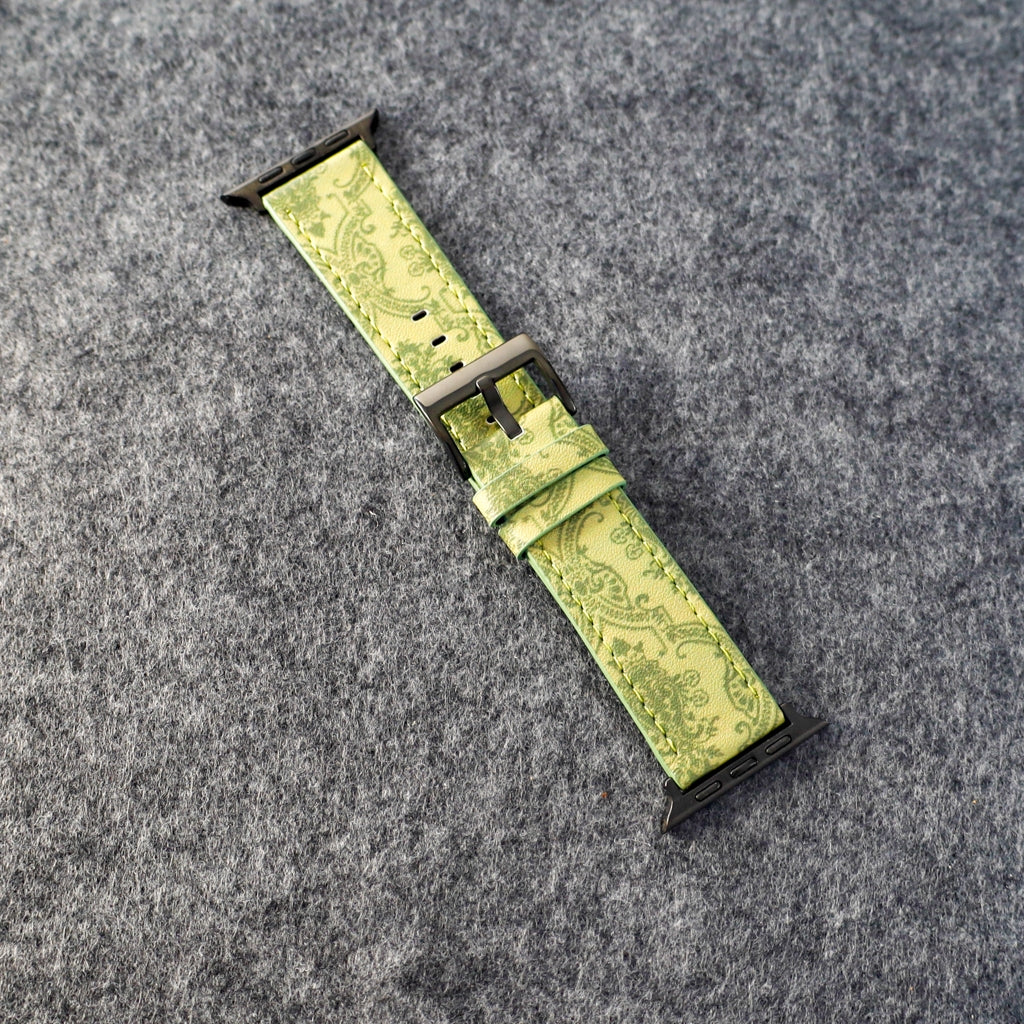 Luxury Gucci Leather Apple Watch Band Wrist Strap