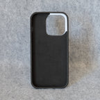 Rabbit print iPhone case showing the full decorative rear cover and slim protective fit
