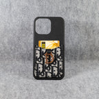 Christian Dior Phone Case Card Holder for iPhone 12 13 14 15 Pro Max