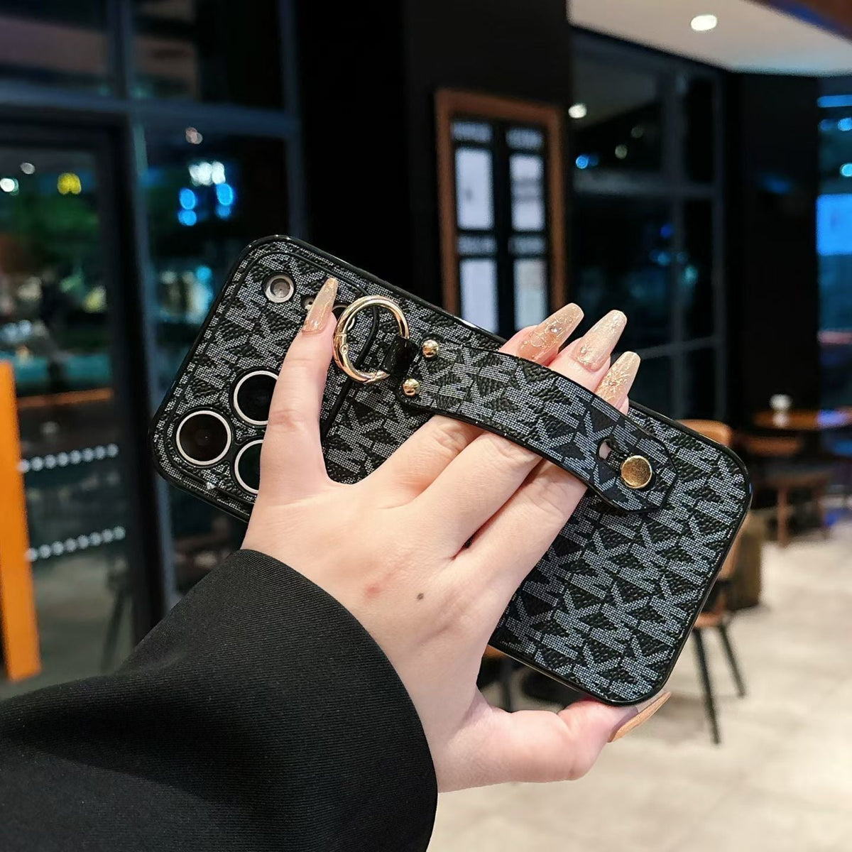 Mk iPhone Case Hand Strap