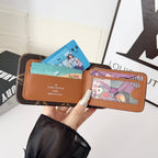 LV magnetic card holder iPhone case showing the patterned cover and wallet feature