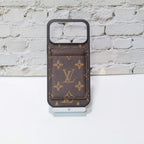 LV MagSafe Phone Case with Magnet Card Holder