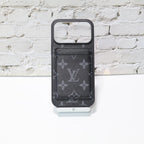 LV MagSafe Phone Case with Magnet Card Holder