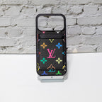 LV MagSafe Phone Case with Magnet Card Holder