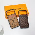 LV MagSafe Phone Case with Magnet Card Holder