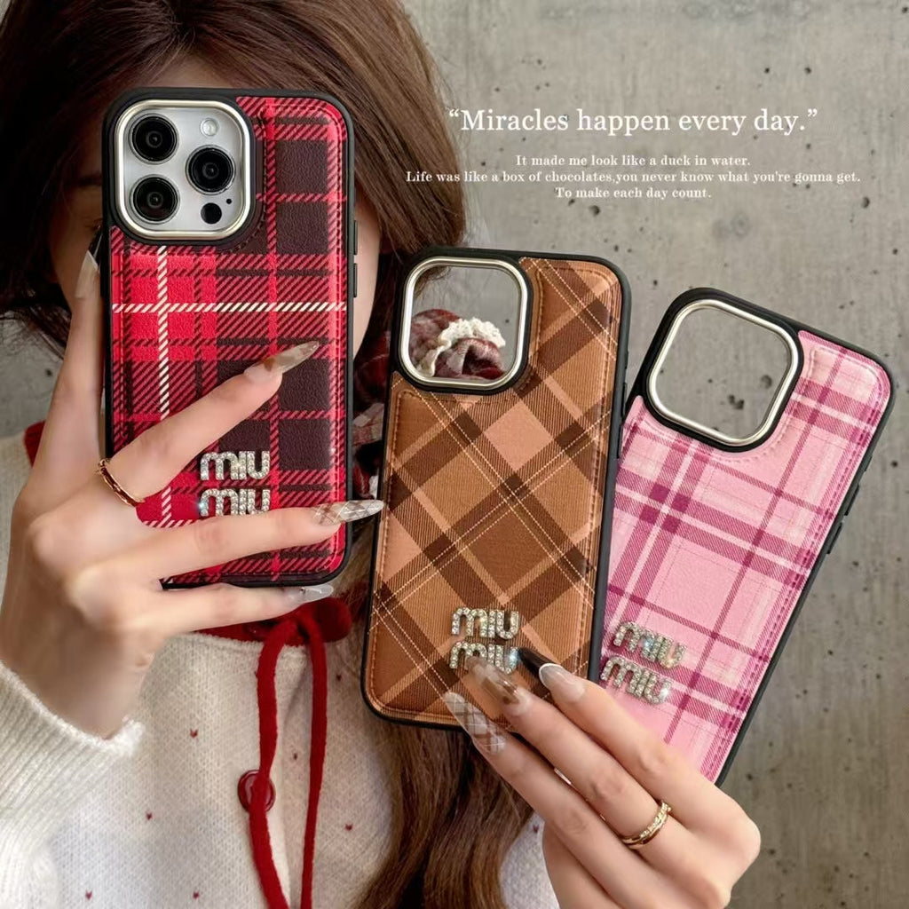 Miumiu iPhone Case for 13 14 1 5 16 Pro Max Plus Series