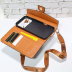 Brown Monogram Trifold LV iPhone Wallet