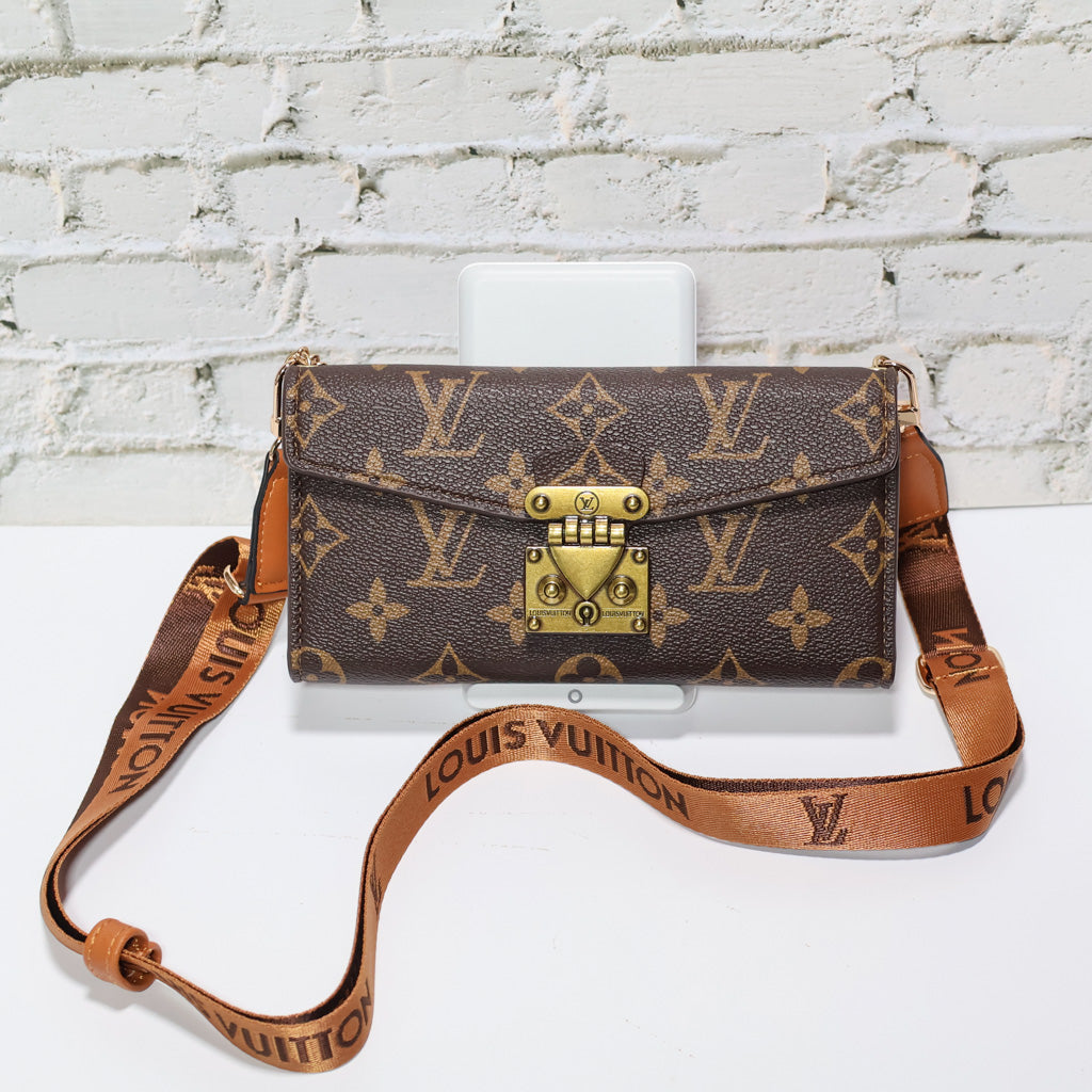 Brown Monogram Trifold LV iPhone Wallet for iPhone 17 Series