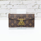 Brown Monogram Trifold LV iPhone Wallet