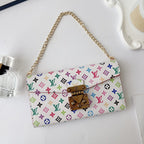 LV style crossbody iPhone case showing the strap attachment and protective rear cover
