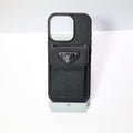 Prada Card Holder Phone Case for 12-16 Pro Max Plus
