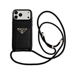 Prada Crossbody Phone Case for iPhone 12-17 / Pro / Pro Max / Plus / Air