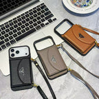 PR Crossbody Wallet Phone Case for iPhone 12-17 / Pro / Pro Max / Plus / Air