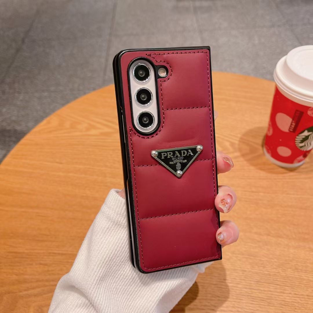 Prada Phone Case Samsung Galaxy Z Fold 3 4 5 6 Puffer