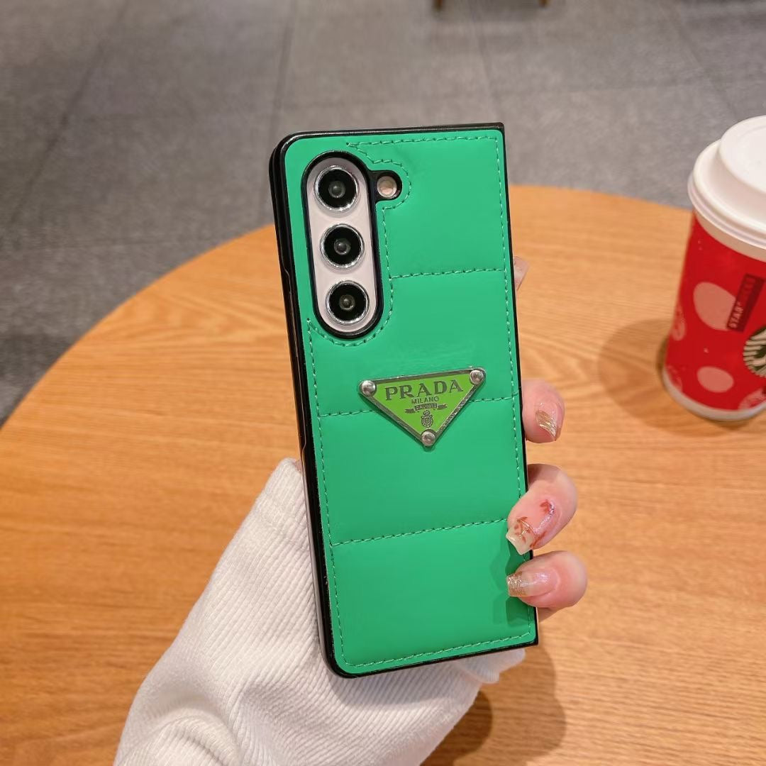 Prada Phone Case Samsung Galaxy Z Fold 3 4 5 6 Puffer