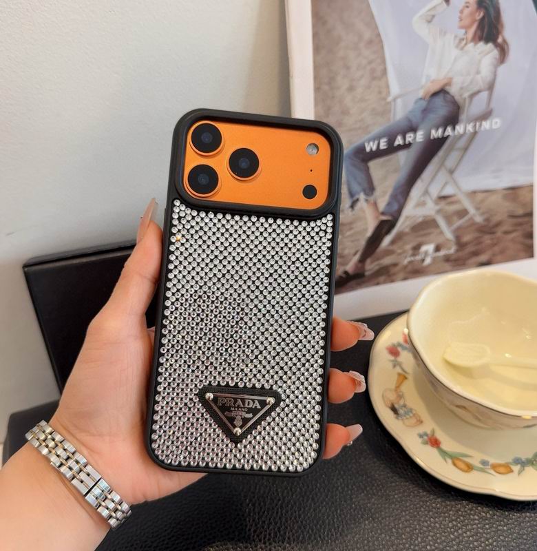 Rhinestone Prada Phone Case