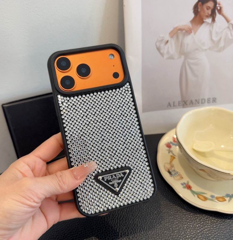 Rhinestone Prada Phone Case