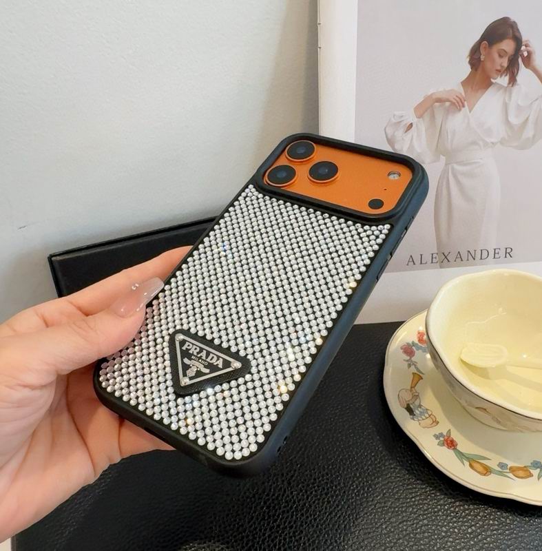 Rhinestone Prada Phone Case