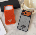 Rhinestone Prada Phone Case for iPhone 13-17 / Pro / Pro Max