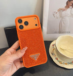 Rhinestone Prada Phone Case