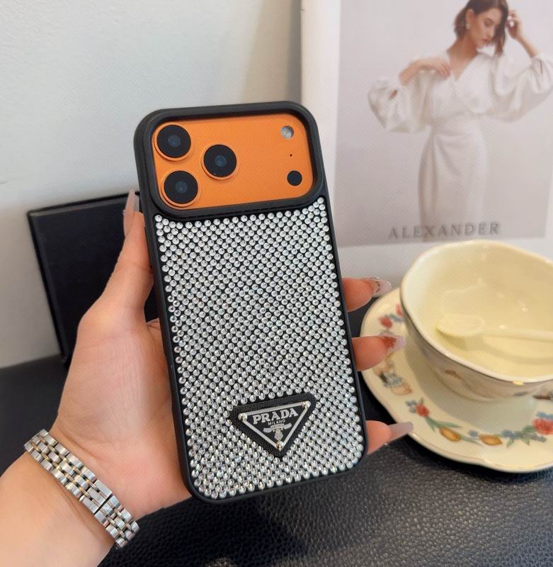 Rhinestone Prada Phone Case