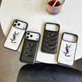 Sl iPhone Case Plain Leather for iPhone 13-17 / Pro / Pro Max