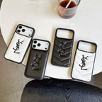Sl iPhone Case Plain Leather for iPhone 13-17 / Pro / Pro Max